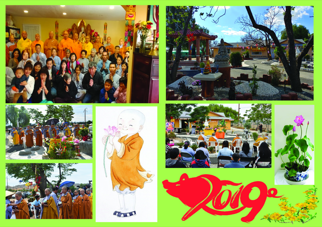 Cover inside of Spring 1 2019 Huong Sen Temple